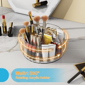 Portalápices Acrílico Giratorio <span class=keywords><strong>de</strong></span> 360 Grados, <span class=keywords><strong>Organizador</strong></span> <span class=keywords><strong>de</strong></span> Marcadores, Portalápices Transparente para Oficina, Escuela, Hogar, Material <span class=keywords><strong>de</strong></span> Arte - Product Image 5