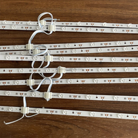 Bande lumineuse LED à réflexion diffuse 12V 24V avec lentille PMMA, angle de faisceau de 120 degrés pour les projets d'éclairage de lettres de panneaux publicitaires