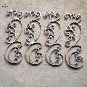 人気の錬鉄ロゼット金属スクロールパネル贩売 - Product Image 2
