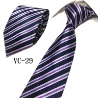 N147 مخصص الزفاف الأعمال مخطط رابطة عنق الرجال الأزياء طباعة ربطة العنق التعادل رباط العنق الحريري مع نمط الجاكار