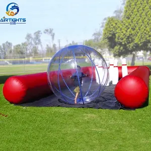 Pabrik Penjualan Langsung Rumput Berkualitas Tinggi Inflatable Manusia Bowling Permainan Bola