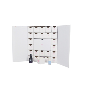 Vente en gros Boîte en carton de luxe blanche <span class=keywords><strong>pour</strong></span> calendrier de l'avent Conception imprimée de Noël personnalisée <span class=keywords><strong>pour</strong></span> Sushi Chewing-gum Autre usage - Product Image 3
