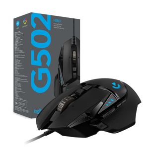 Ratón para juegos <span class=keywords><strong>Logitech</strong></span> <span class=keywords><strong>G502</strong></span> Hero original con cable, ergonómico, <span class=keywords><strong>Lightspeed</strong></span>, peso ajustable, RGB, 11 botones programables. - Product Image 1