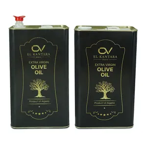 Wholesale custom print food grade 3liter 4l 750ml empty packaging metal oil tins vegetable cooking square olive oil tin cans