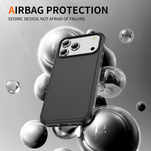 Da mỏng Cảm thấy điện thoại trường hợp đối với iPhone 17 Pro Max 16e 15 14 cộng với 13 12 17 không khí mềm <span class=keywords><strong>TPU</strong></span> + cứng PC đầy đủ chống sốc bảo vệ Bìa - Product Image 5