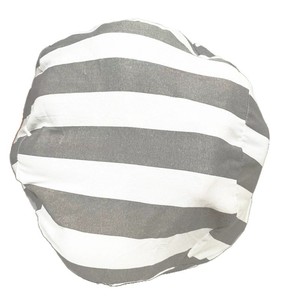 Sofá Infantil Creativo Tipo Puff con Bolsa de Almacenamiento, Gran Capacidad, Cierre de Cremallera, Relleno Suave, Rayas Azules y Blancas - Product Image 2