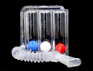 เครื่องฝึกหายใจระบบทางเดินหายใจทางการแพทย์พร้อมลูกบอล3ลูกสำหรับฝึกการหายใจกระตุ้นให้เกิดเกลียว - Product Image 2