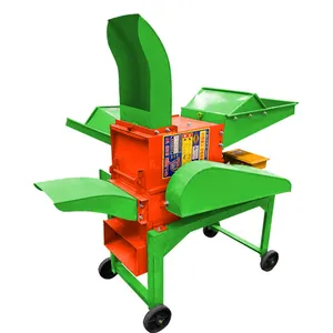 Electric Hay Grinder Chaff, Cutter Straw Crusher Electric Engine Hay Cutter Machinery/