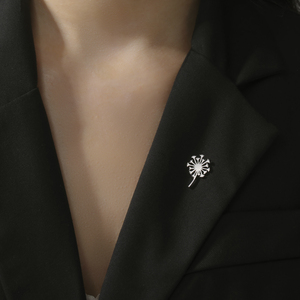 Broche de Acero Inoxidable con Diseño de Golondrina, Colibrí y Diente de León, Estilo Casual y Lindo, para Mujeres y Hombres, Accesorios de Joyería para Ropa - Product Image 5