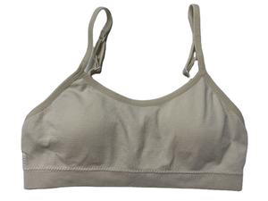 Sujetador deportivo sin costuras para mujer, tejido, liso, fino, con copa triangular, transpirable, tipo chaleco, sin aros, con tirantes cruzados en el pecho, cuello en V - Product Image 4