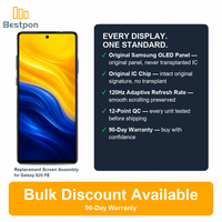 Remplacement pour l'écran OLED du Samsung Galaxy S20 FE 5G, assemblage d'écran original + verre remplaçable, qualité A