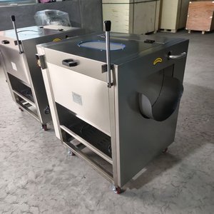 Éplucheuse industrielle commerciale de fruits et légumes pour usines alimentaires, compatible ail, capacité 400 kg/h - Product Image 6