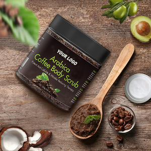 Mascarilla facial blanqueadora corporal, máscara de café orgánico, sal marina, exfoliante natural, café arábigo con colágeno - Product Image 2