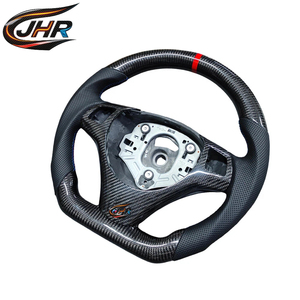 <span class=keywords><strong>Volant</strong></span> sport en cuir et fibre de carbone <span class=keywords><strong>pour</strong></span> E90 Série 3, ajustement OEM, personnalisation disponible - Product Image 2