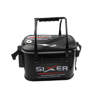Sac de pêche de seau EVA pliable en plein air de haute qualité, sac de pêche EVA Portable