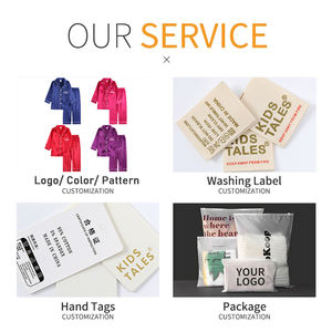 Детская атласная пижама с длинным рукавом - Product Image 2