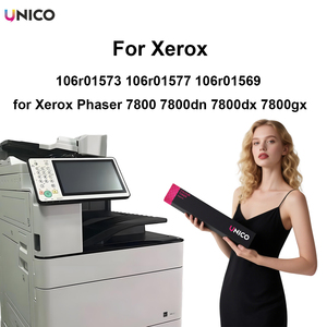 Unico tương thích máy photocopy Hộp mực 106r01573 106R01577 106r01569 cho <span class=keywords><strong>Xerox</strong></span> <span class=keywords><strong>Phaser</strong></span> 7800 7800DN 7800dx 7800gx Mực refill - Product Image 2