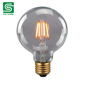 <strong>New</strong> Arrival G80 Global Lamp <strong>Led</strong> Light 8 Watt <strong>Filament</strong> <strong>LED</strong> E27 Clear Glass Edison Lighting Lamp - Product Image 4