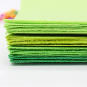 Green Felt Cloth,2mm Hard Felt Fabric,Polyester Fabrics,Needlework