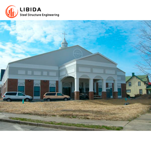 Fornitore di strutture in acciaio prefabbricate in acciaio magazzino metallo edificio della chiesa - Product Image 3