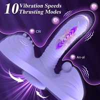 Sitz- und Reit-Vibrator Dildo Strap-on Dildo Weibliches Sexspielzeug Beheizter Stoßvibrator für G-Punkt Anal Klitoris Stimulation