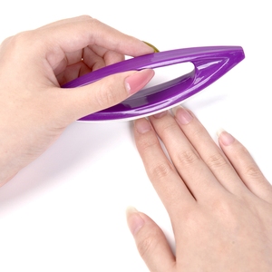 Lime à ongles en peau de chamois courbée, brosse de polissage en cuir de mouton, outil de manucure pour l'éclat et le lustrage des ongles, pour salon et soins des ongles - Product Image 6