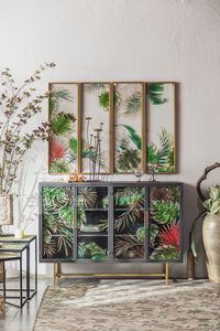 Phong Cách Châu Âu Sắt Bên Tủ Phòng Khách Lưu Trữ Tủ, Cửa Sổ Hiển Thị, Trang Trí Tủ Lưu Trữ TV - Product Image 3