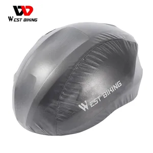 WEST BIKING Bicycle Safety Waterproof bike helmet cover For Cycling Lightweight Reflective design Bicycle bike helmet cover