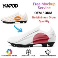 Chaussures de football en gros pour équipes OEM ODM Impression à la demande Logo personnalisé Nom personnalisé Crampons d'entraînement SC02-26025043-4