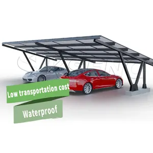 Kseng OEM 10kw impermeabile carport solare in alluminio strutturale fotovoltaico carport sistema di montaggio