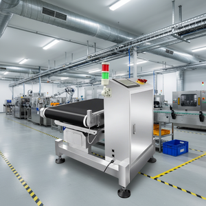 Machine de pesage à contrôle de poids, balance à convoyeur, précision de 0,<span class=keywords><strong>1</strong></span> g, OEM, acier inoxydable, capacité en <span class=keywords><strong>kg</strong></span>, détecteur de métaux - Product Image 1