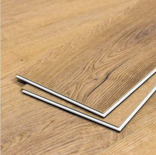 100% PVC Material Waterproof Wood Grain 4mm 5mm LVT/SPC Interlock Plastic Sheet Modern Rigid Core Vinyl SPC Graphic Design
