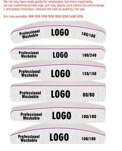 80 # 100 # 150 # 180 # 240 #   <span class=keywords><strong>Lime</strong></span> à ongles double face à rayures, avec <span class=keywords><strong>lime</strong></span> à ongles en émeri durable, pour salons de manucure, outil de soin des ongles - Product Image 6