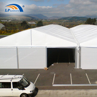 Tente d'entrepôt en aluminium imperméable, couverture PVC gonflable double avec isolation thermique, pour l'extérieur ou atelier temporaire