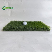 Tapis de simulation de golf réaliste pour l'entraînement sur terrain accidenté, tapis de frappe pour gazon long