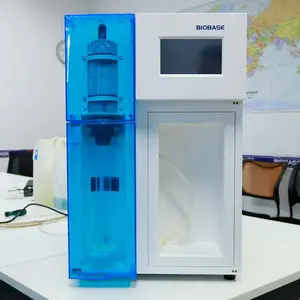 BIOBASE中国自动凯氏定氮分析仪半自动蒸馏器气体收集罩排气带6英寸液晶显示器