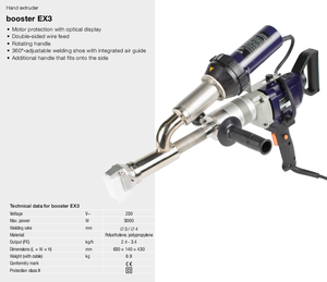 Soldadora <span class=keywords><strong>de</strong></span> Extrusión <span class=keywords><strong>de</strong></span> HDPE Portátil, Mini <span class=keywords><strong>Pistola</strong></span> <span class=keywords><strong>de</strong></span> <span class=keywords><strong>Soldadura</strong></span> <span class=keywords><strong>de</strong></span> <span class=keywords><strong>Plástico</strong></span> para Fabricación <span class=keywords><strong>de</strong></span> Tuberías y Geomembranas - Product Image 4