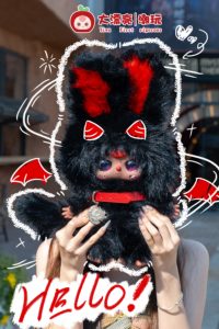 Cureplaneta bé ba-Đôi tái sinh nhân vật Anime đen & trắng đối diện nhưng cộng sinh sưu tập búp bê vinyl sang trọng - Product Image 3