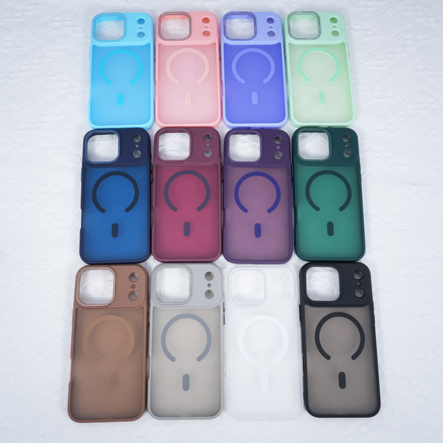 GSCASE Stylish Mobile Phone Accessories for Iphone Xr Xs 11 12 13 14 15 Pro Max Matte Magnetic Case for Iphone 17 Pro Max