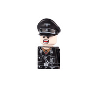 Mini Figurines Militaires WW1 WW2 Soldats Allemands Américains Tank Commandos avec Armes Pistolets SWAT Blocs de Construction Jouet Enfant