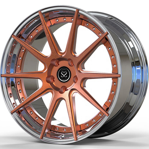 Jantes en alliage forgé polonais 2 pièces 20x10.5, 20x12 décalées sur mesure de nouveau style pour Nissan GT-R - Product Image 4