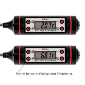Termômetro Digital de Plástico TP101 para Carne com LCD para Cozinha e Churrasco - Product Image 3