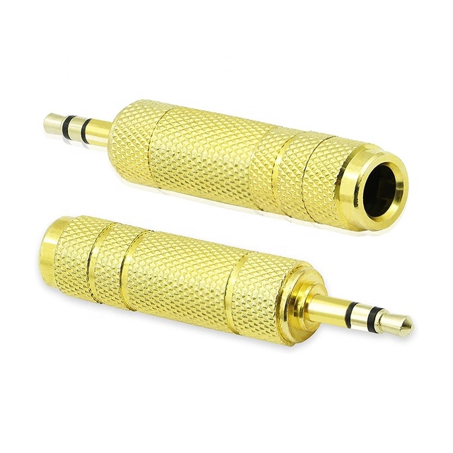 Xput 3.5MM Male to 6.35MM Female Audio Stereo Jack Plug Converter Adapter 3.5 to 6.35 Audio Adaptor