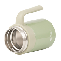 PINKAH Macaron 330ml 11oz Tasse isotherme en acier inoxydable pour le bureau et les voyages, thermos, gobelet à café, tasse thermique avec poignée