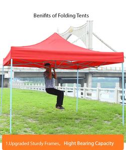 Tente d'exposition extérieure pliable et facile de 3x3m, tente de gazebo portable de 10x10 pi, tente d'abri instantanée pour événement, fête de mariage - Product Image 6