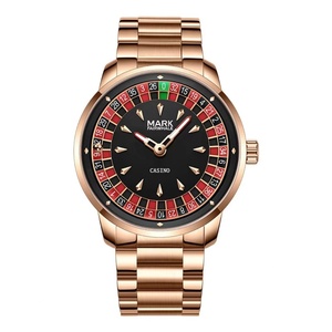 Montre à quartz pour homme Mark Fairwhale 5031, nouvelle marque haut de gamme, cadran numérique rotatif, divertissante, étanche, avec lumière nocturne, Reloj - Product Image 1