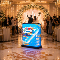 Écran LED magnétique personnalisé à façade frontale P1.25 P1.53 pour cabine DJ, mariage, fête, intérieur, IP45