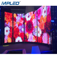 MPLED 2020 Baru Tiba Warna Hitam Murni SMD 10x12ft 500X500Mm Luar Ruangan Layar Led P3.91