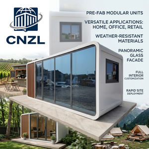 Capsule spatiale intelligente B&B en acier, maison mobile avec design de villa et chambre pour hôtel, bureau ou boutique en zone touristique - Product Image 5