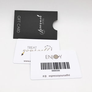 Schnelle Produktion Kunden spezifisch bedruckter Kunststoff PVC Barcode Geschenk karte QR-<span class=keywords><strong>Code</strong></span> - Product Image 3